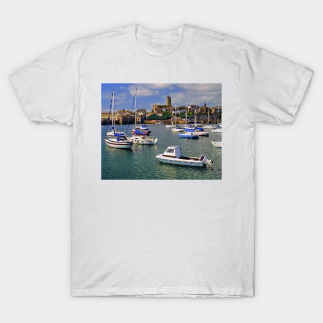 Penzance Harbour T-Shirt by galpinimages